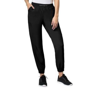 Carhartt - NEW~Women's Black Comfort Cargo Jogger Scrub Pant Size Extra Large